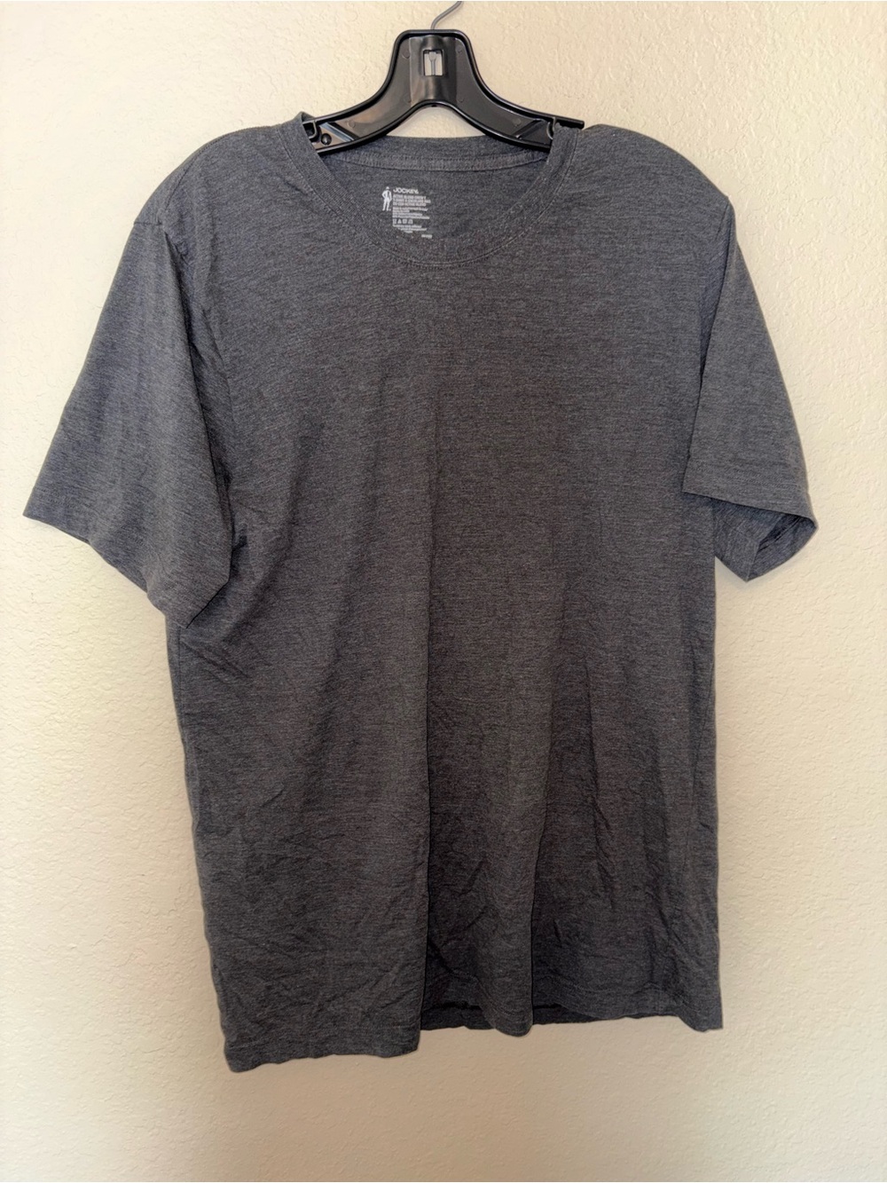 Jockey Men's Short Sleeve Crew Neck T-Shirt - Charcoal Gray